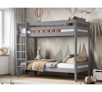 Flair Noomi Nora Wooden Bunk Bed - Grey
