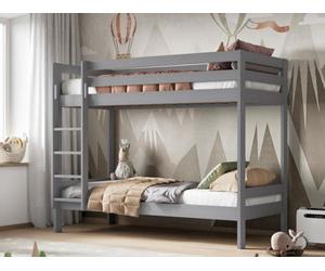 Flair Noomi Nora Wooden Bunk Bed - Grey