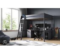 Flair Noomi Tera Small Double Gaming Highsleeper Bed - Grey