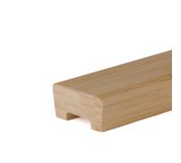 Flair Stairs Bamboo Pear Base Rail 41mm Groove 1.8M Light