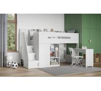 Stepaside Staircase High Sleeper Workstation