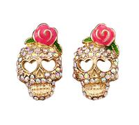 Flairs New York Faux Fur Pom Pom Tassel Drop Dangle Earrings Set Gold