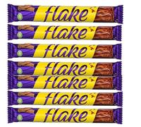 Flake Chocolate Bar 32g Crumbliest, Flakiest Milk Chocolate Treat - Luxurious & Irresistible Snack - Cdb (15 bar)