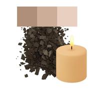 Flakes Candle Dye - High Concentration - Parafina, Beeswax, Soy, Stearine - Beige (Beige) 20g