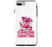 Flamazing Christina Pink Flamingo Tropical Beach Scene Women Case for iPhone 7 Plus/8 Plus
