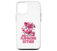 Flamazing Esther Pink Flamingo Tropical Beach Trip Women's Case for iPhone 12/12 Pro