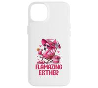 Flamazing Esther Pink Flamingo Tropical Beach Trip Women's Case for iPhone 14 Plus