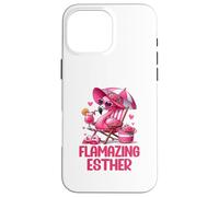 Flamazing Esther Pink Flamingo Tropical Beach Trip Women's Case for iPhone 16 Pro Max