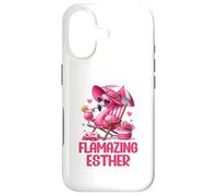 Flamazing Esther Pink Flamingo Tropical Beach Trip Women's Case for iPhone 17