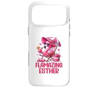 Flamazing Esther Pink Flamingo Tropical Beach Trip Women's Case for iPhone 17 Pro Max