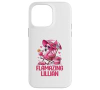 Flamazing Lillian Pink Flamingo Tropical Beach Trip Women's Case for iPhone 14 Pro Max