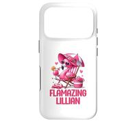 Flamazing Lillian Pink Flamingo Tropical Beach Trip Women's Case for iPhone 17 Pro