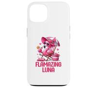 Flamazing Luna Pink Flamingo Tropical Beach Trip Women's Case for iPhone 13