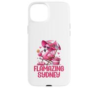 Flamazing Sydney Pink Flamingo Tropical Beach Scene Women's Case for iPhone 15 Plus