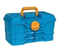 Flambeau Outdoors 440NGA NextGen 4/0 Medium Fishing Tackle Box, 4 Pivot Trays, 23 Compartments, Advanced Tackle Storage Organizer, Blue
