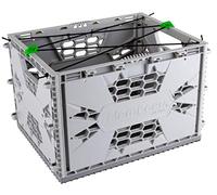 Flambeau Outdoors 455TK Tuff Krate, Kayak Tackle Storage Solution, Fishing Organizer Crate, Standard, Gray