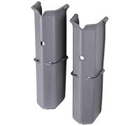 Flambeau Outdoors 455TKR Tuff Krate Rod Holders, Kayak Fishing Storage Tuff Krate Accessory, [2] Pack - Gray