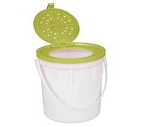 Flambeau Outdoors 6060BC 4 Quart Minnow Can, Live Bait Fishing Storage Bucket, Lime Green/White