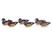 Flambeau Outdoors 8018SUV Storm Front 2 Wood Duck Decoys, Classic Floaters - 6-Pack