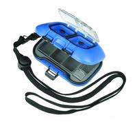 Flambeau Tackle Blue Ribbon Mini Fly Box with Two Compartment. (Blue, 3.5x2.5x1.25-Inch)