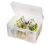 Flambeau Tackle Spinnerbait Utility Box (Clear, 6.5x4.625x4.125-Inch)