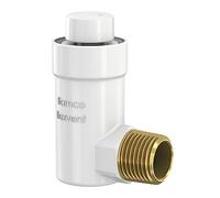 Flamco Flexvent H R1/2 Nickel-Plated Efficient Air Separator for Heating and Air Conditioning Systems Protect Against Corrosion and Optimise Heat Transfer - 27711