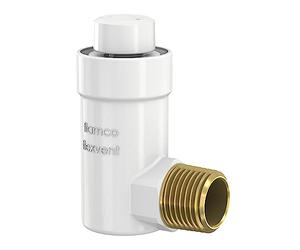 Flamco Flexvent H R1/2 Nickel-Plated Efficient Air Separator for Heating and Air Conditioning Systems Protect Against Corrosion and Optimise Heat Transfer - 27711