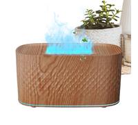 Flame Air Diffuser - 3.11 Inch Creative Campfire, Portable Oil Machine, Decorative Fragrance Humidifier, LED Light Aroma Dispenser, Calming Atmosphere For I