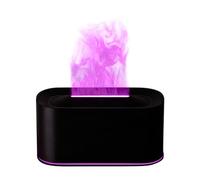 Flame Aroma Diffuser, 220 ml Aromatherapy Machine with Lights 7 Colours | Fragrance Diffuser for Bedroom, Office, Travelers, Dorm, Bedroom, Hotel, Apartment, Yoga Studio