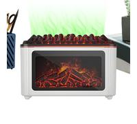 Flame Aroma Diffuser - Matte Stone Profile, Mild Steam Drift, Radiant Color Transition, Harmonic Light Creation | For Lounge Niche Reflection, Yoga, Atrium, Fragrance, Height, Enrichment, Calm