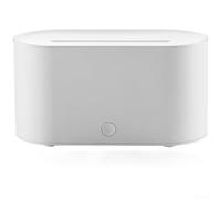 Flame Aroma Diffuser USB Cool Mist Humidifier Auto Shut-Off(White)