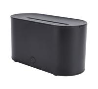 Flame Aromatherapy Diffuser Humidifier, 7 Flame Colors Quiet Essential Oil Diffuser, Ultrasonic Aromatherapy Essential Oil Diffuser for Room Home Office Auto Off (Black)