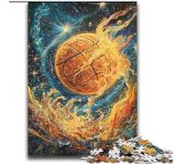 Flame Basketball Jigsaw Puzzles for Teenagers 2000 Piece Puzzle, Family Fun Games Fun at Home Activities, Birthday Present, Travel Gifts (70x100cm)