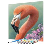 Flame Bird Paint by Numbers for Adults, Animal Painting by Numbers for Adults Children Beginners on Canvas With Brushes & Acrylic Pigment for Home Wall Decor, Gifts for Women 28x38inch (Model-1414)