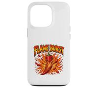 Flame Burst Spicy Pepper Explosion Graphic Case for iPhone 13 Pro