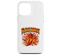 Flame Burst Spicy Pepper Explosion Graphic Case for iPhone 13 Pro Max