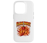 Flame Burst Spicy Pepper Explosion Graphic Case for iPhone 14 Pro
