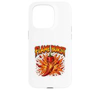 Flame Burst Spicy Pepper Explosion Graphic Case for iPhone 15 Pro
