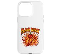 Flame Burst Spicy Pepper Explosion Graphic Case for iPhone 15 Pro Max