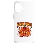 Flame Burst Spicy Pepper Explosion Graphic Case for iPhone 16