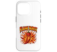 Flame Burst Spicy Pepper Explosion Graphic Case for iPhone 16 Pro
