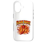 Flame Burst Spicy Pepper Explosion Graphic Case for iPhone 17