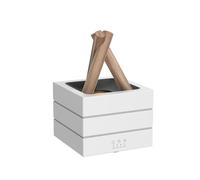 Flame Campfire Humidifier, USB Aroma Diffuser 7-Color Touch 11-20m² Desktop | Humidifier, flame campfire, aroma diffuser, touch control, USB(White)