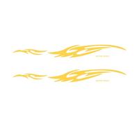 Flame Design Car Decal Stickers Creative Automotive Long Play for Scratch Cover Customization Vehicle Decoration Strong PVC Component Car Exterior Decals