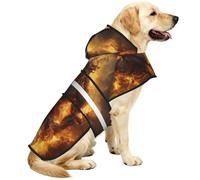 Flame Devil Waterproof Dog Raincoat And Rain Jacket For Small Medium Large Dogs With Reflective Stripes And Adjustable Belly Strap