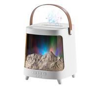 Flame Diffuser - 200ML Fireplace Humidifier With 7 Colors LED Light, Quiet Aromatherapy Machine With Remote Control And Timer | P Manufacturer