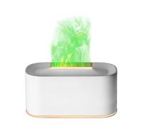 Flame Diffuser | 220ml Aroma Equipment Seven Color Lighting | Fireplace Style Home Vaporizer Apartment Living Room Sleeping Area Study Desk TR Place