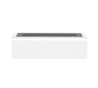 Flame Diffuser, Aroma Diffuser,Upgrade 7 Colour Lights Essential Oil Diffuser, Electric Aroma Diffuser,Super Quiet Aromatherapy Diffuser, Waterless Auto-Off for Home Office Room(White B)