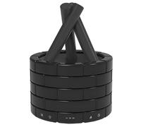 Flame Diffuser, Campfire Flame Fire Humidifier, Bonfire Aromatherapy Essential Oil Diffuser, 8.45 oz / 250 mL, Ultrasonic Cool Mist, Black, 6 x 6 x 8 in / 15.2 x 15.2 x 20.3 cm