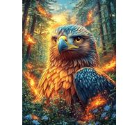 Flame Eagle 500-piece Jigsaw Puzzle Set Natural Scenery Animals For Adults Teens 14+ Logic Skill Indoor Game Family Game Night Summer Recycled Cardboard 500 PCS